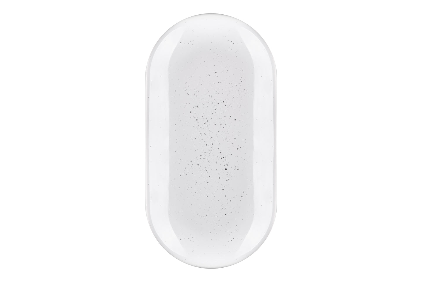 Ardesto Plate Bagheria Bright, 25х13cm, ceramics, oval, white