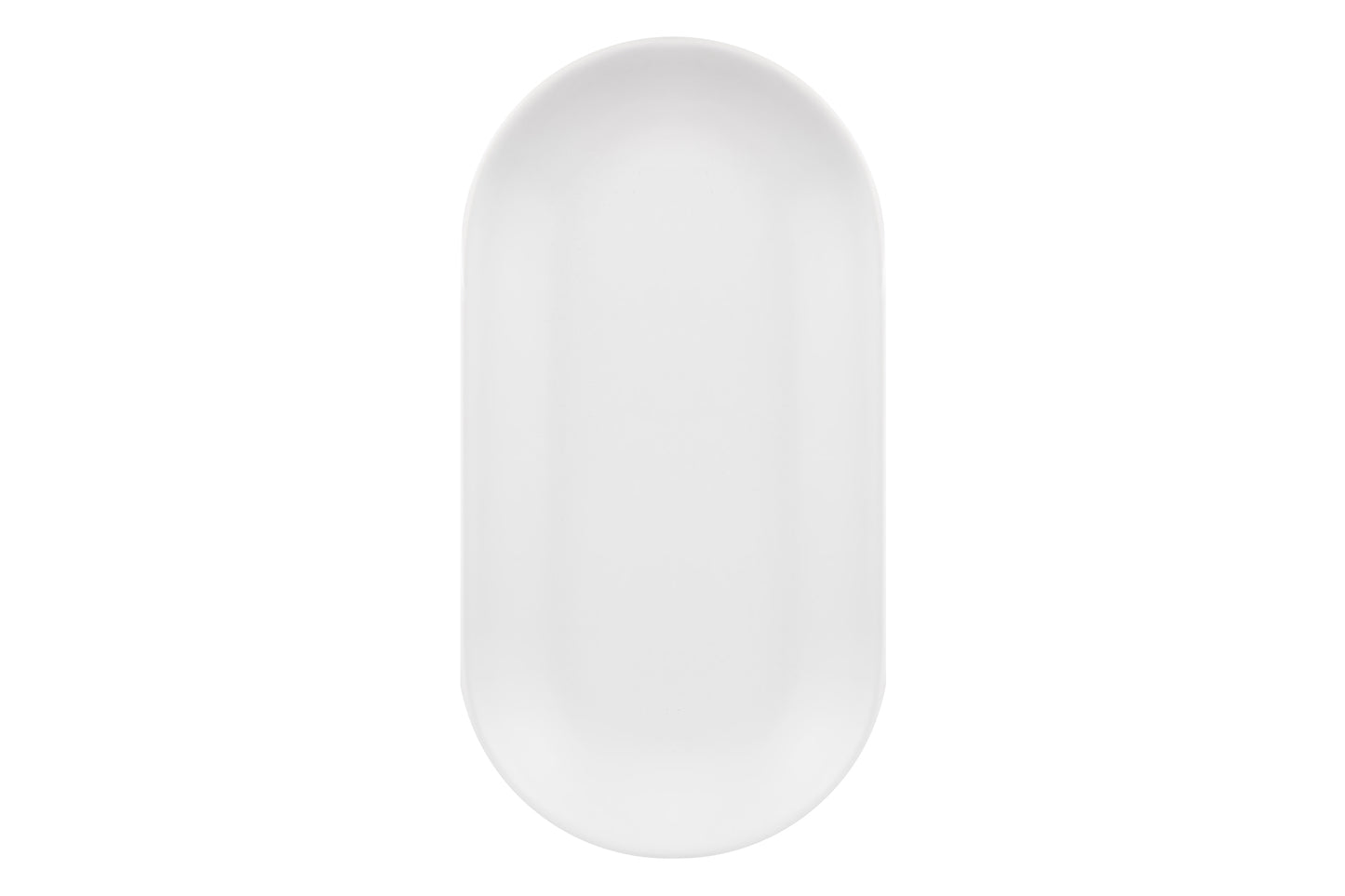 Ardesto Plate Lucca, 25х13 cm, White, ceramics