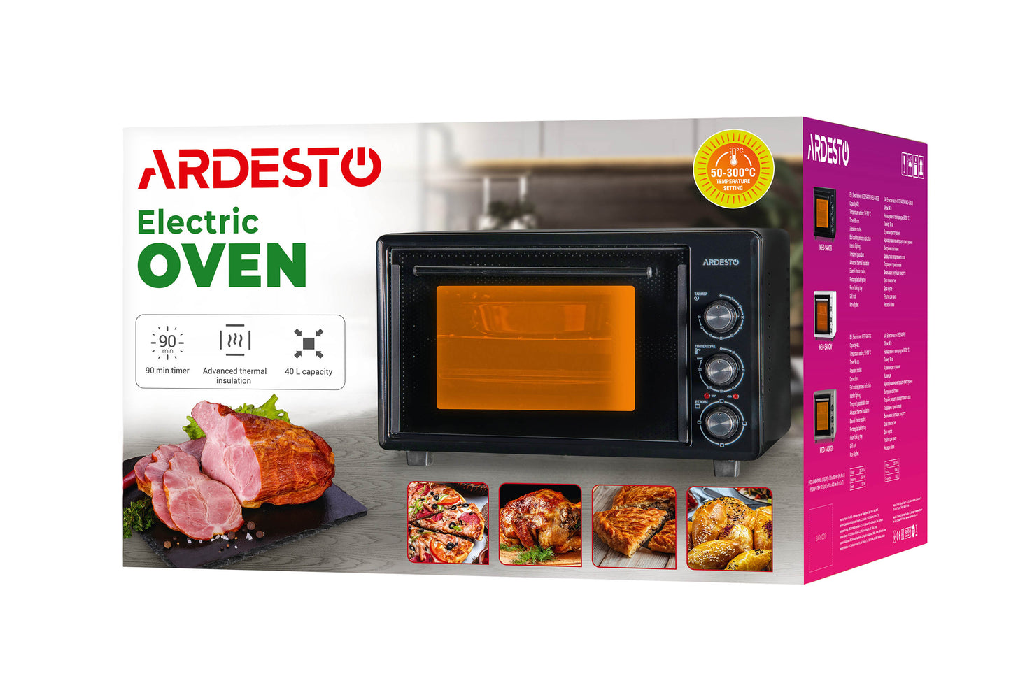 Ardesto Mini Electrical Oven MEO-S40GB black