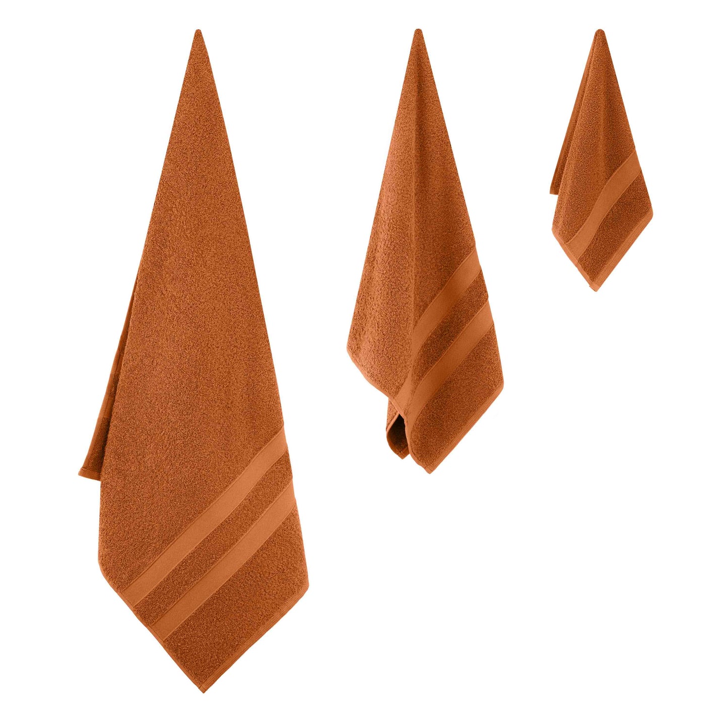 ARDESTO Terry towel Splendid 70х140cm, 100% cotton, teracotic