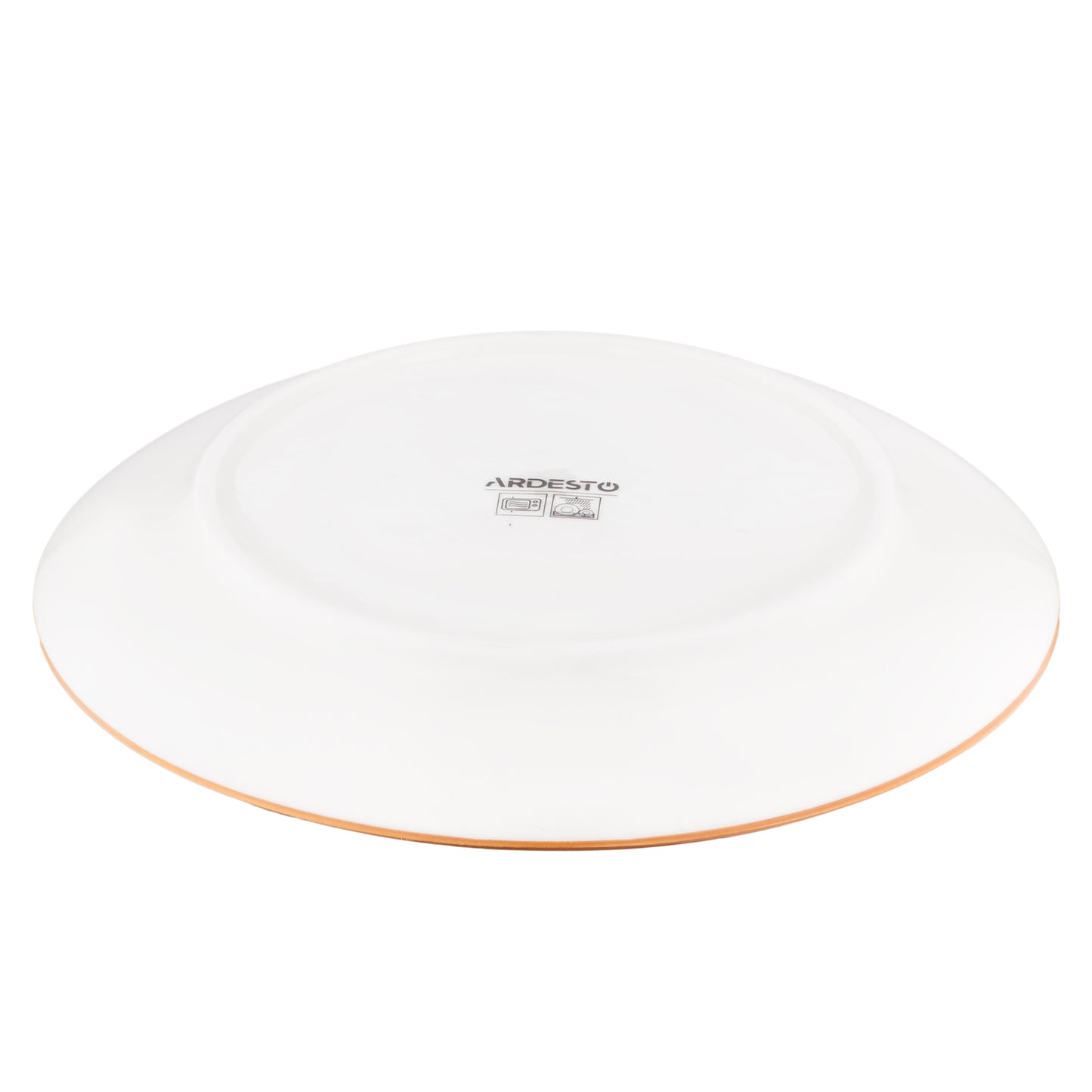 ARDESTO Dessert plate Siena, 19cm, porcelain, white-yellow 767637177528