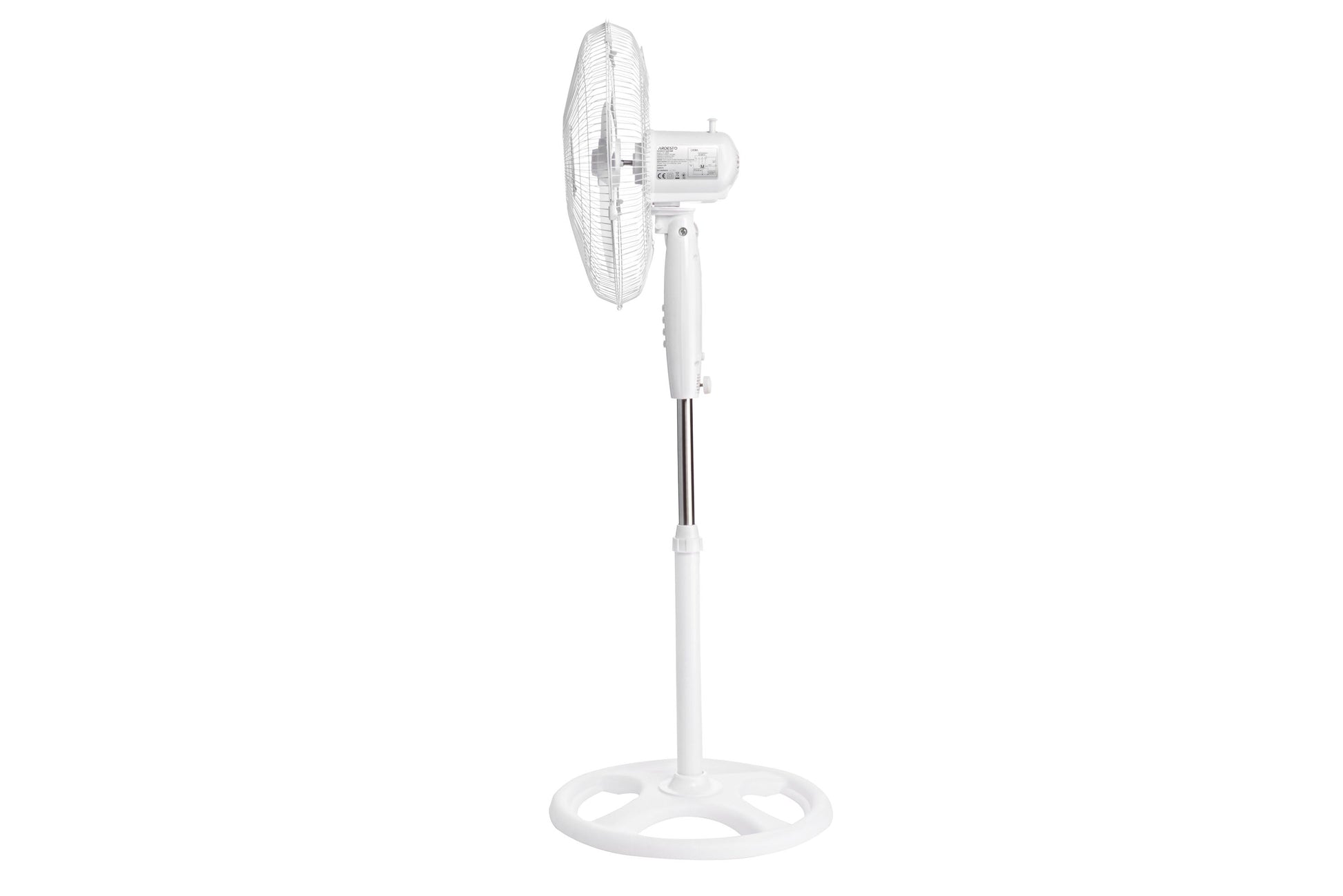 Ardesto FN-1608RW fan with mechanical control, round support, white