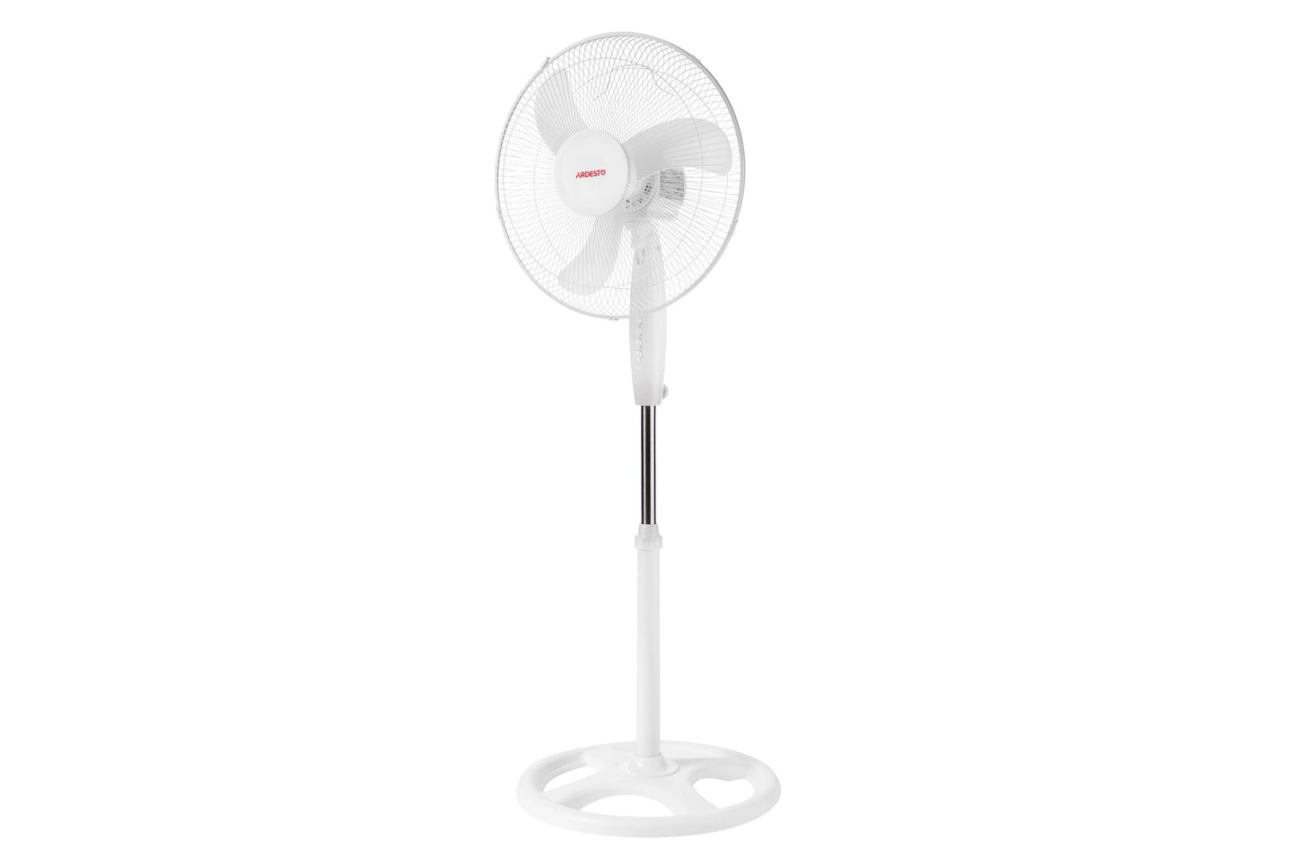 Ardesto FN-1608RW fan with mechanical control, round support, white
