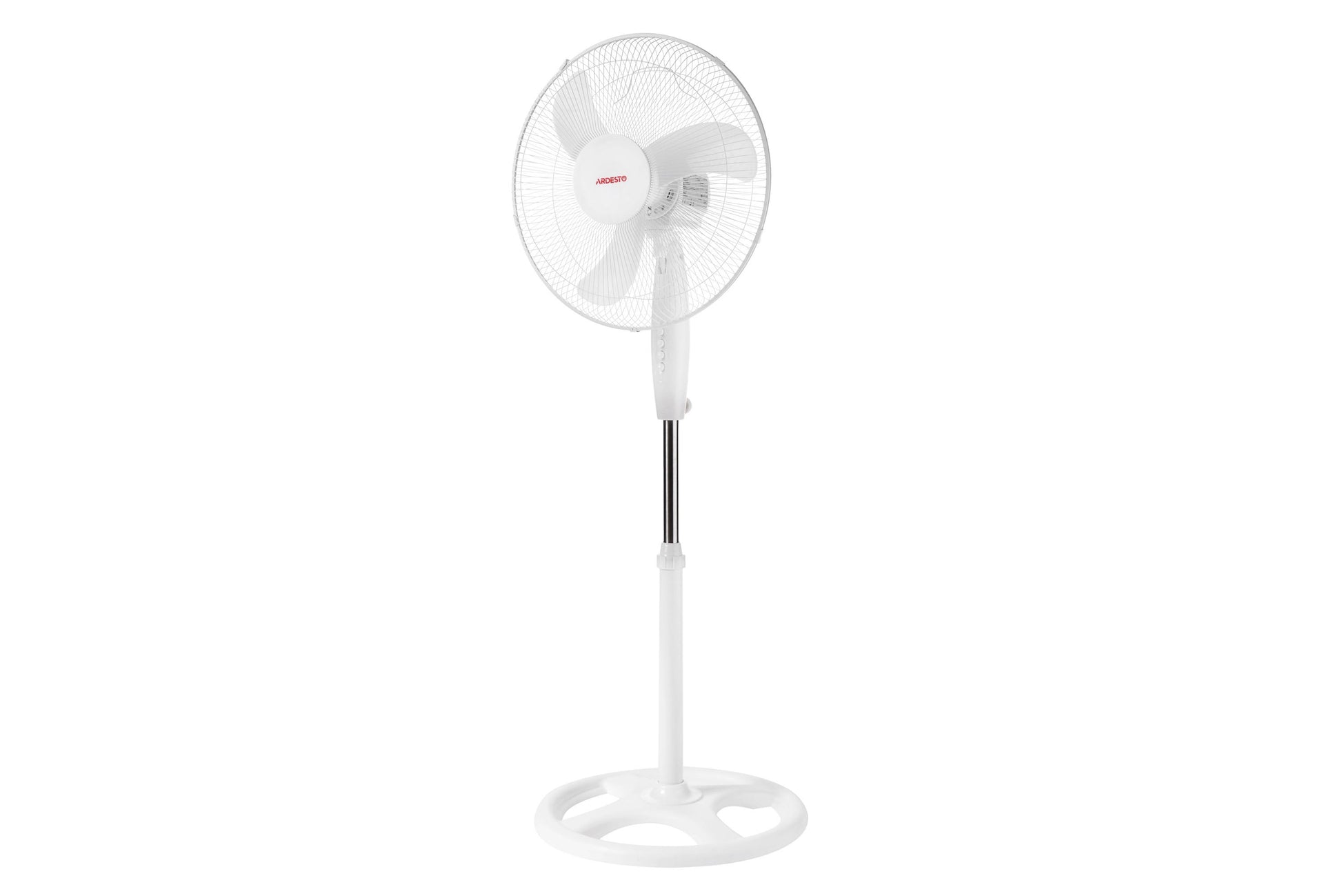 Ardesto FN-1608RW fan with mechanical control, round support, white