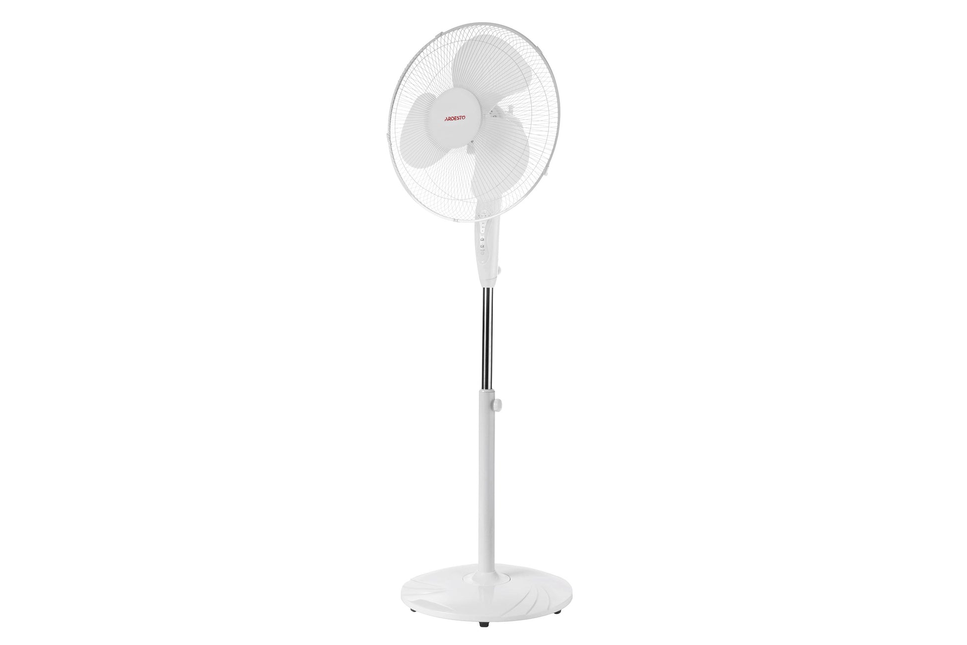 Ardesto FN-R1608RW fan with remote control, round support, white