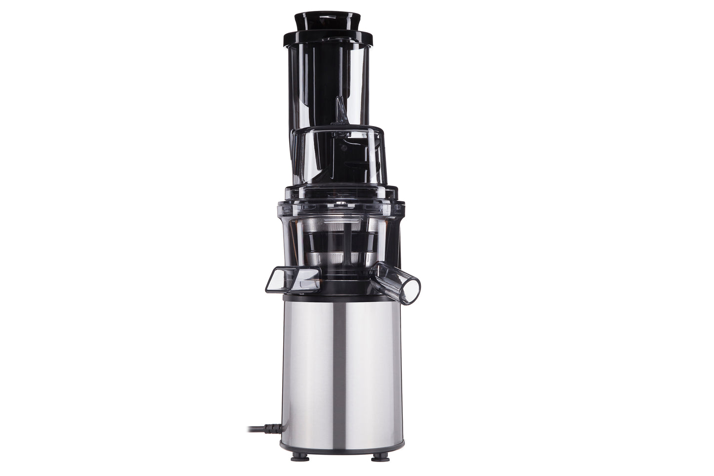 Ardesto auger juicer, 200W, bowl-0.6L, cake-0.6L, plastic/iron, silver-black