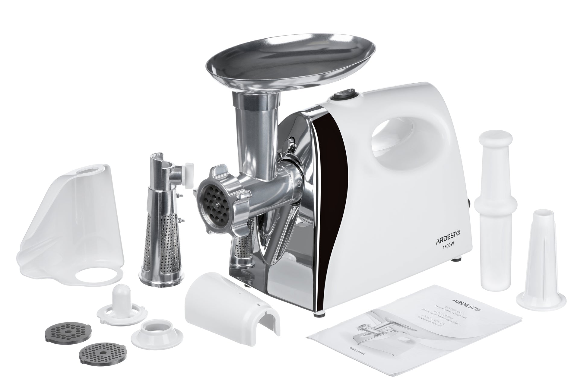 ARDESTO MGL-2050R meat grinder with a power of 1800 W