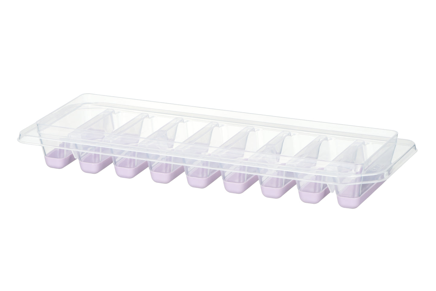 Ardesto Ice tray with lid Fresh Stick, 27х9.5х3.8cm, silicone, plastic, lilac