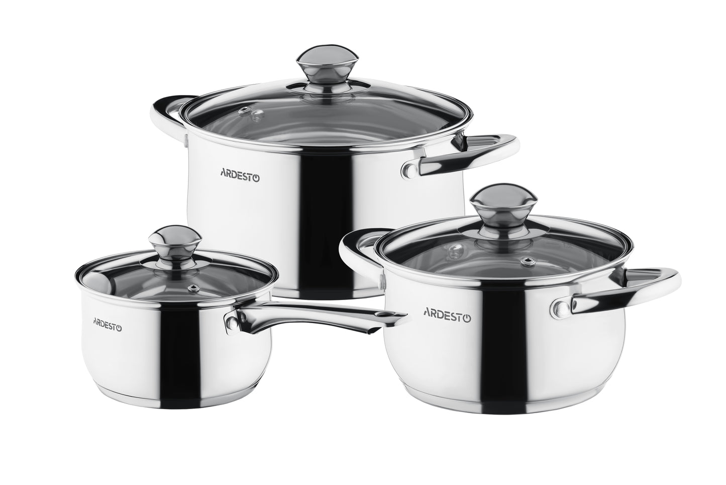 6 pcs set Ardesto Gemini Gourmet,  stainless steel