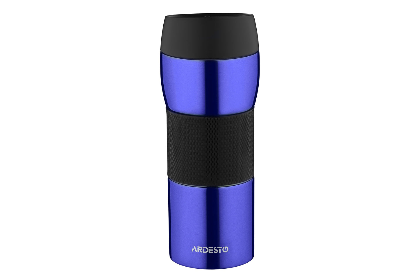 ARDESTO Travel mug  Easy travel 450 ml, blue,silocone, s/s