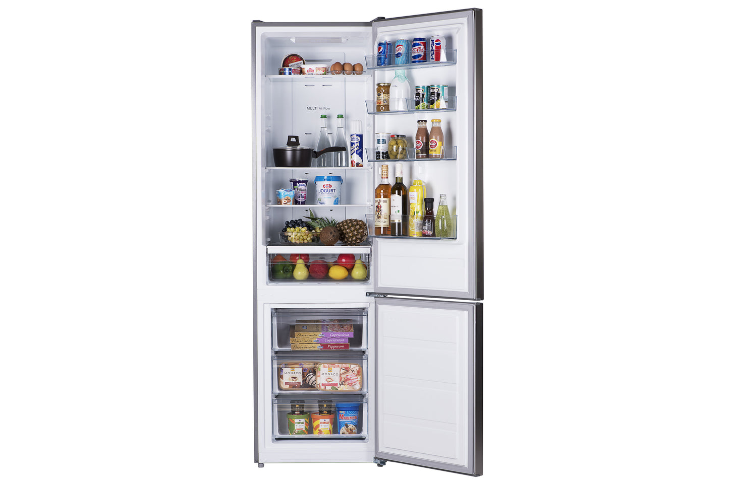 Ardesto DNF-M326X200 refrigerator 321 L, class A++, silver