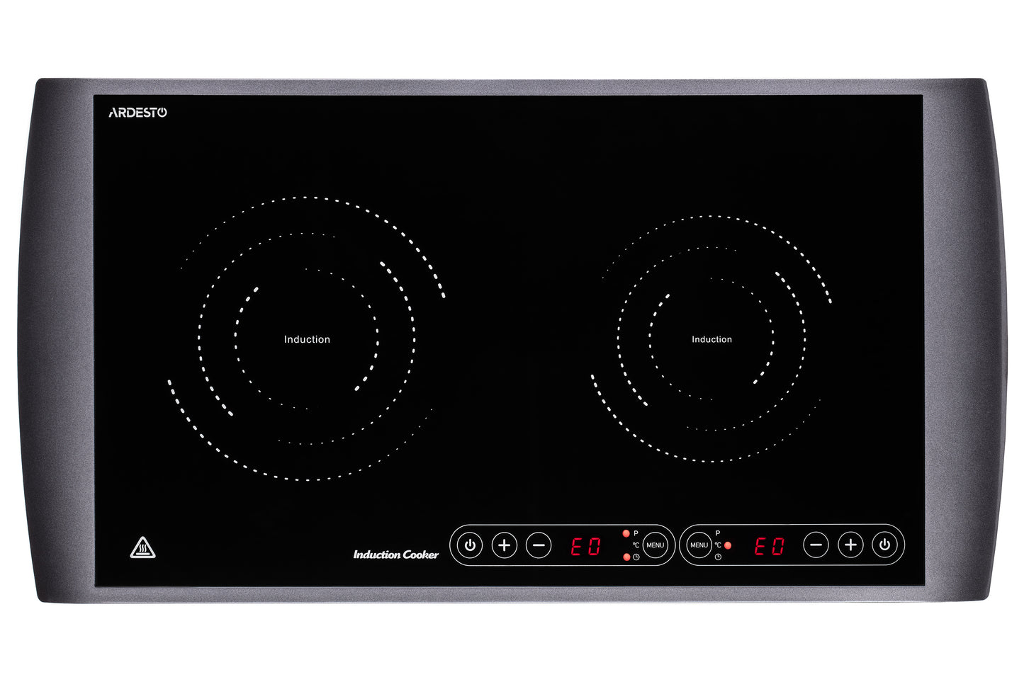 ARDESTO ICS-B217 electric cooking plate with two hob eyes with total power of 2900 W, touch control