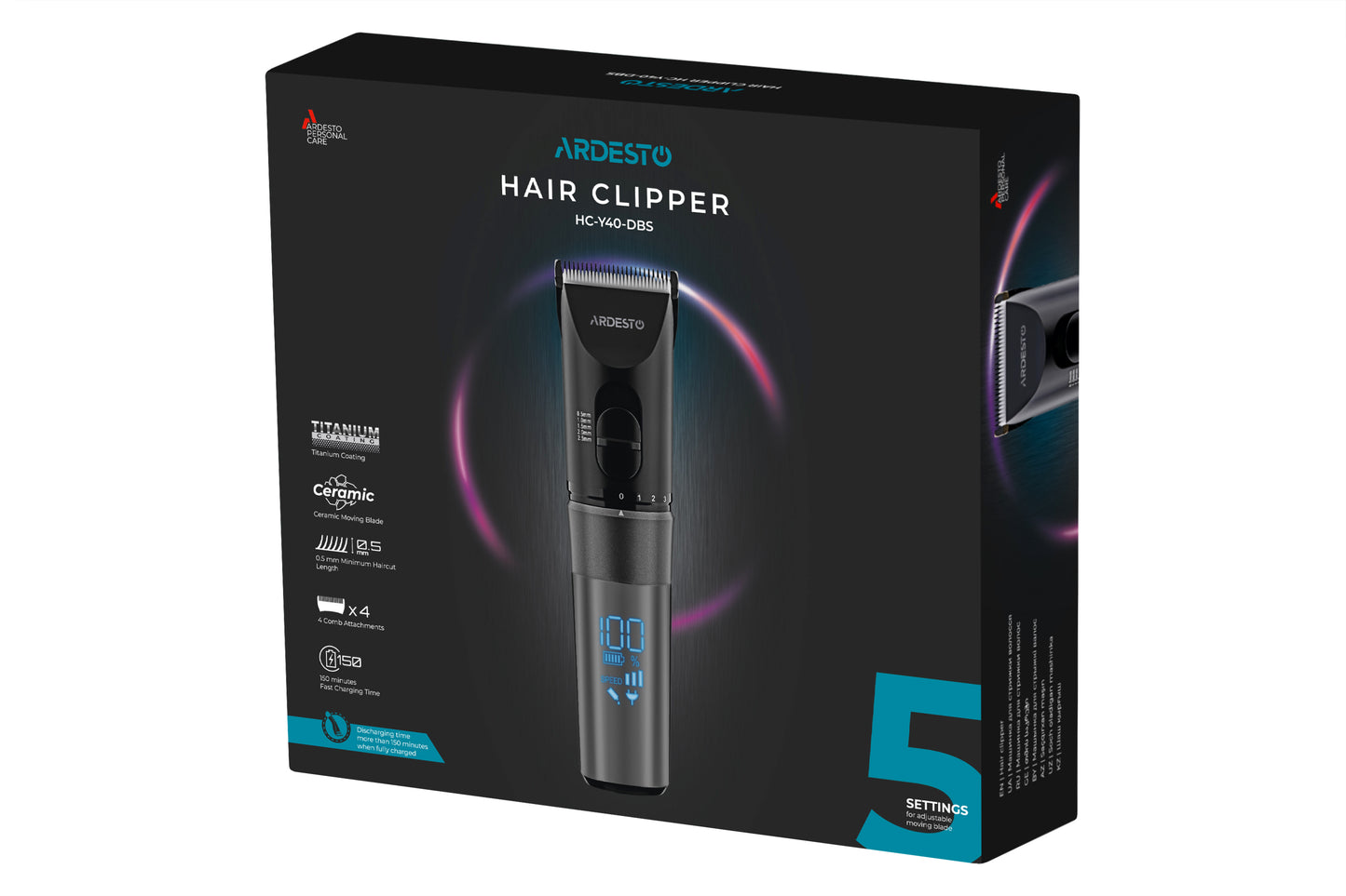 ARDESTO Hair clipper Ardesto HC-Y40-DBS