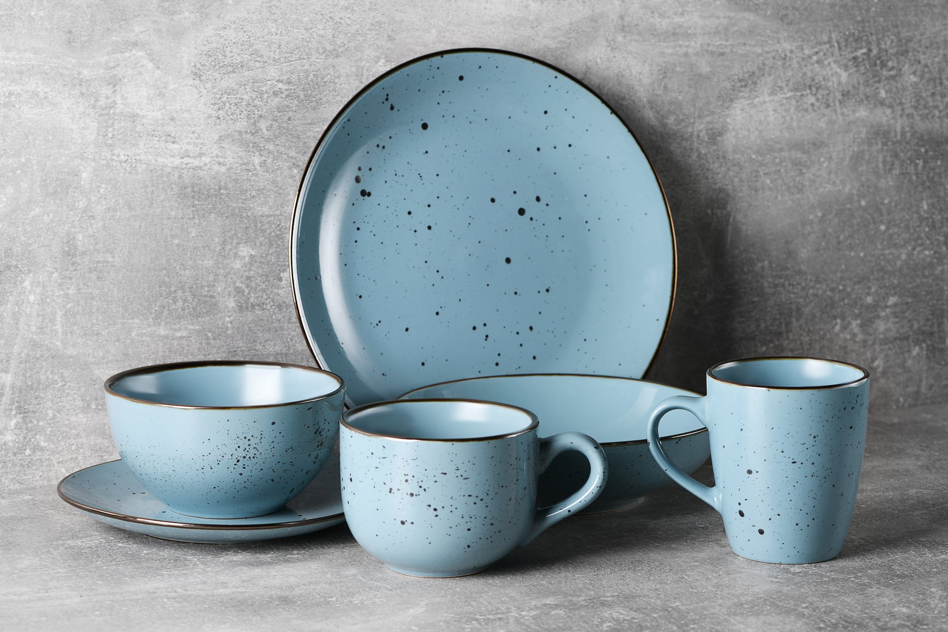 Ardesto Salad bowl Bagheria Misty blue, 14cm, ceramics, blue