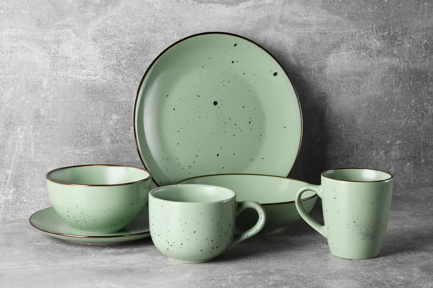 Ardesto Cup Bagheria Pastel green, 480ml, ceramics, green