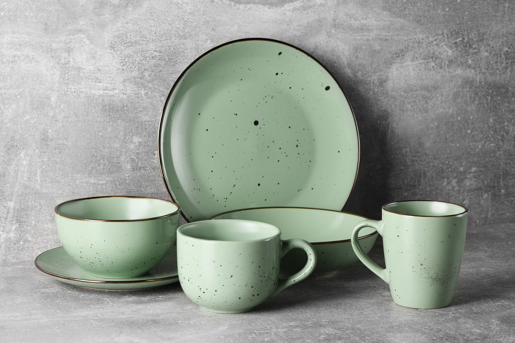 Ardesto Cup Bagheria Pastel green, 480ml, ceramics, green