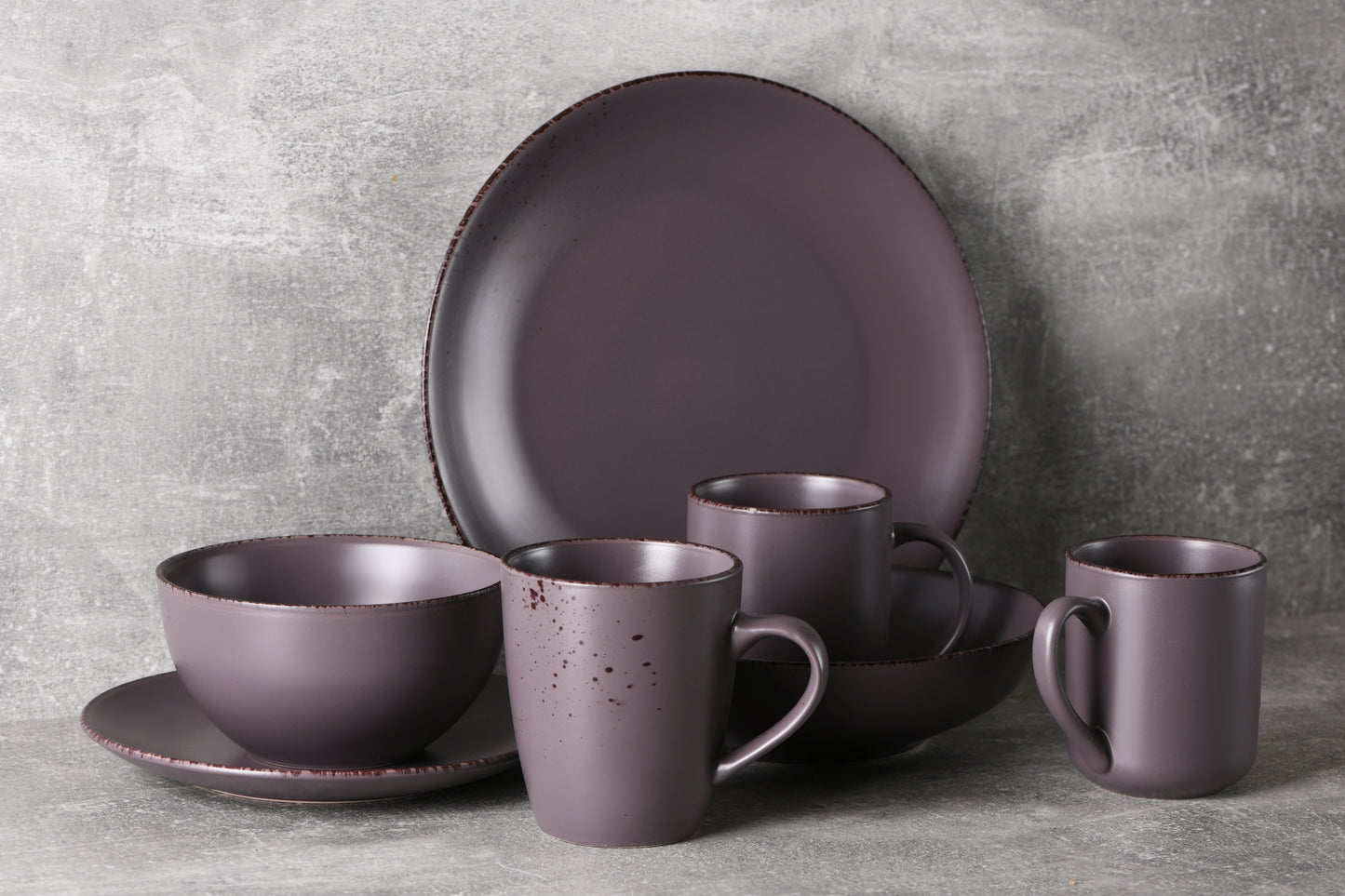 Ardesto Salad bowl Lucca Grey brown, 14cm, ceramics, brown