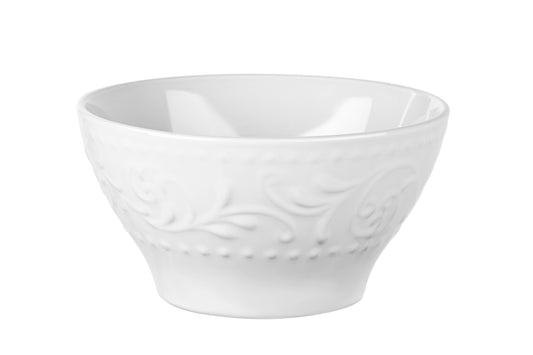 Ardesto Salad bowl Olbia, 14 сm, White, ceramics
