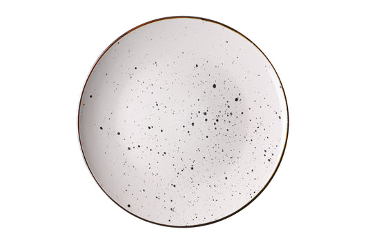 Ardesto Dinner plate Bagheria Bright white, 26cm, ceramics, white