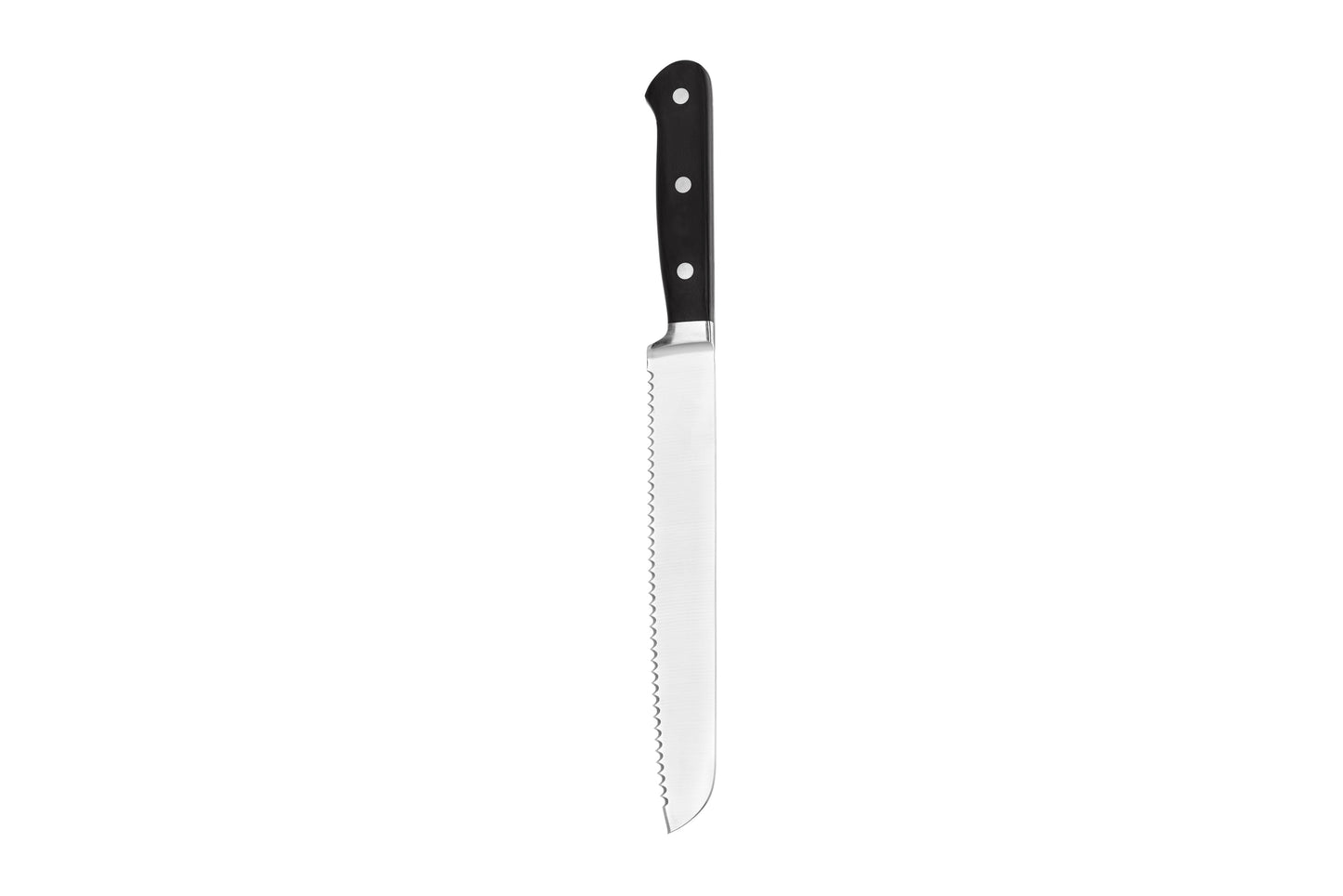 Ardesto Bread Knife Black Mars, 20.3cm, stainless steel, wood, black