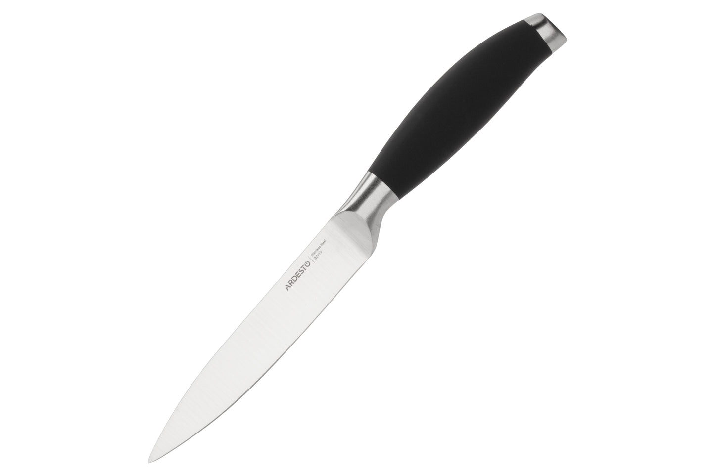 Ardesto Knife set Gemini 6 pcs, s/s, plastic, block: bamboo, s/s