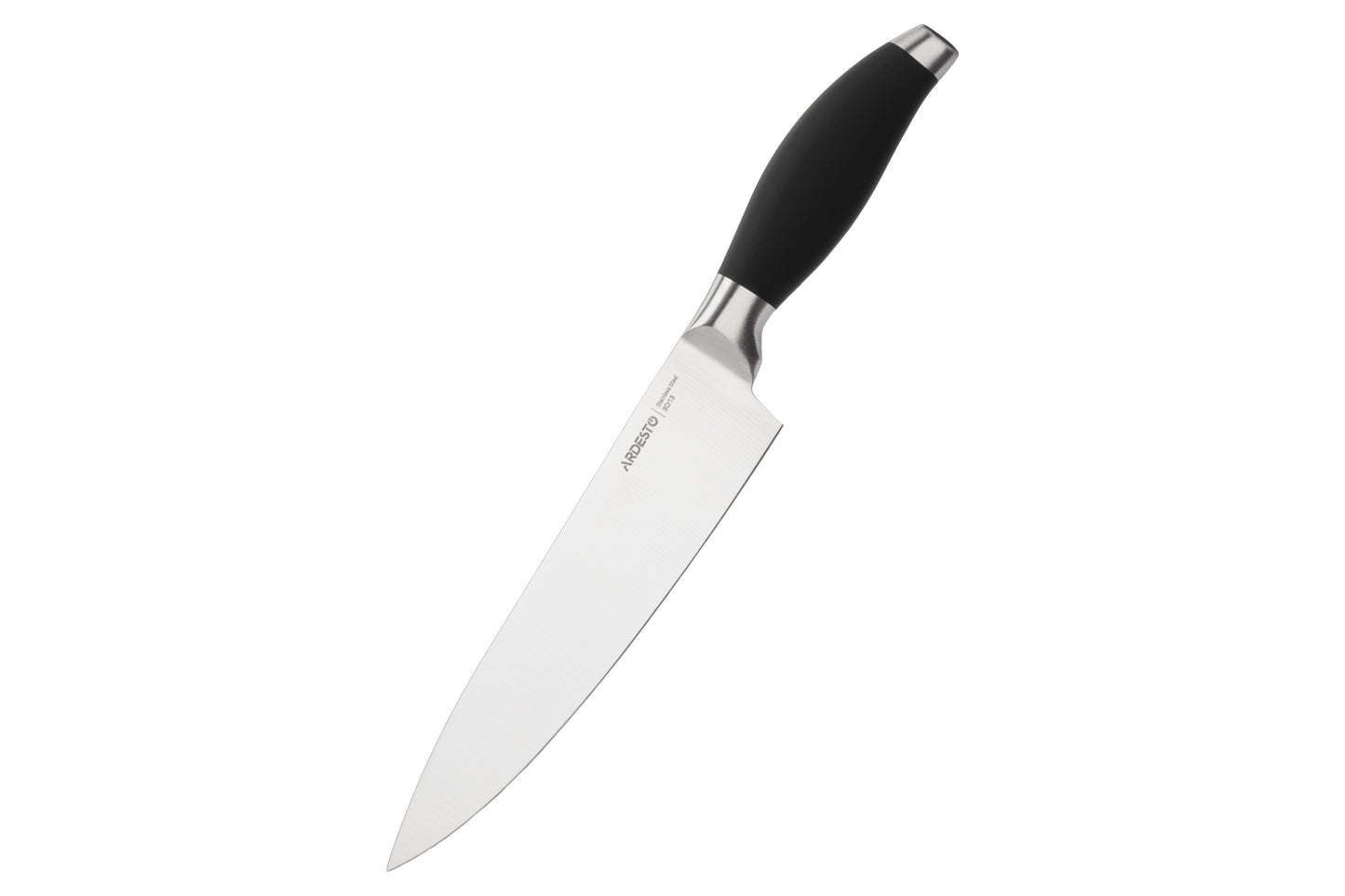 Ardesto Knife set Gemini 6 pcs, s/s, plastic, block: bamboo, s/s