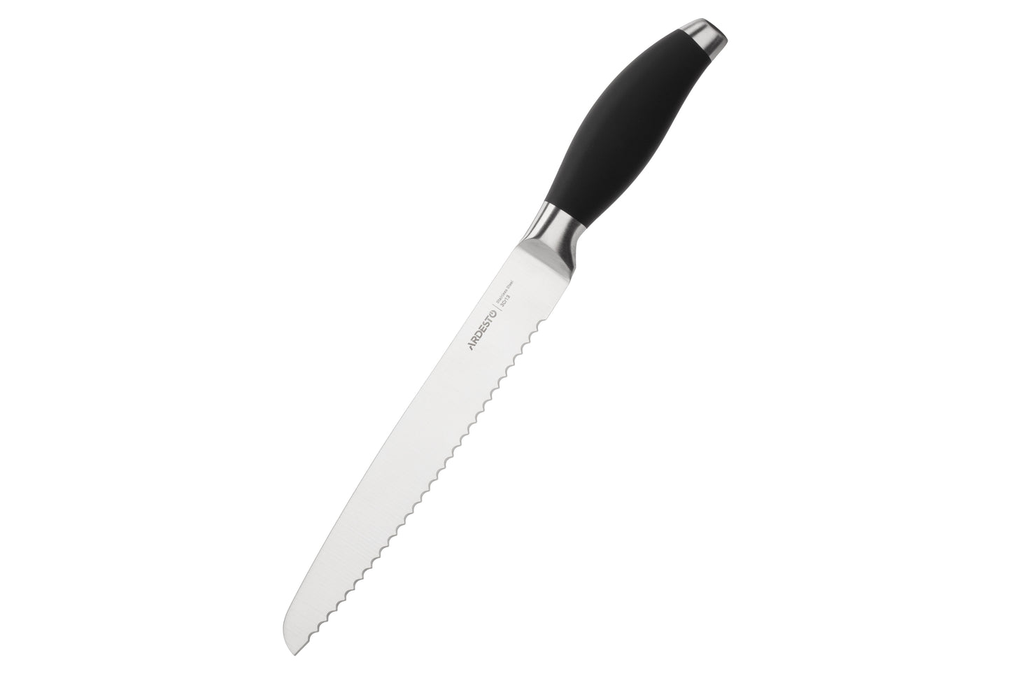 Ardesto Knife set Gemini 6 pcs, s/s, plastic, block: bamboo, s/s