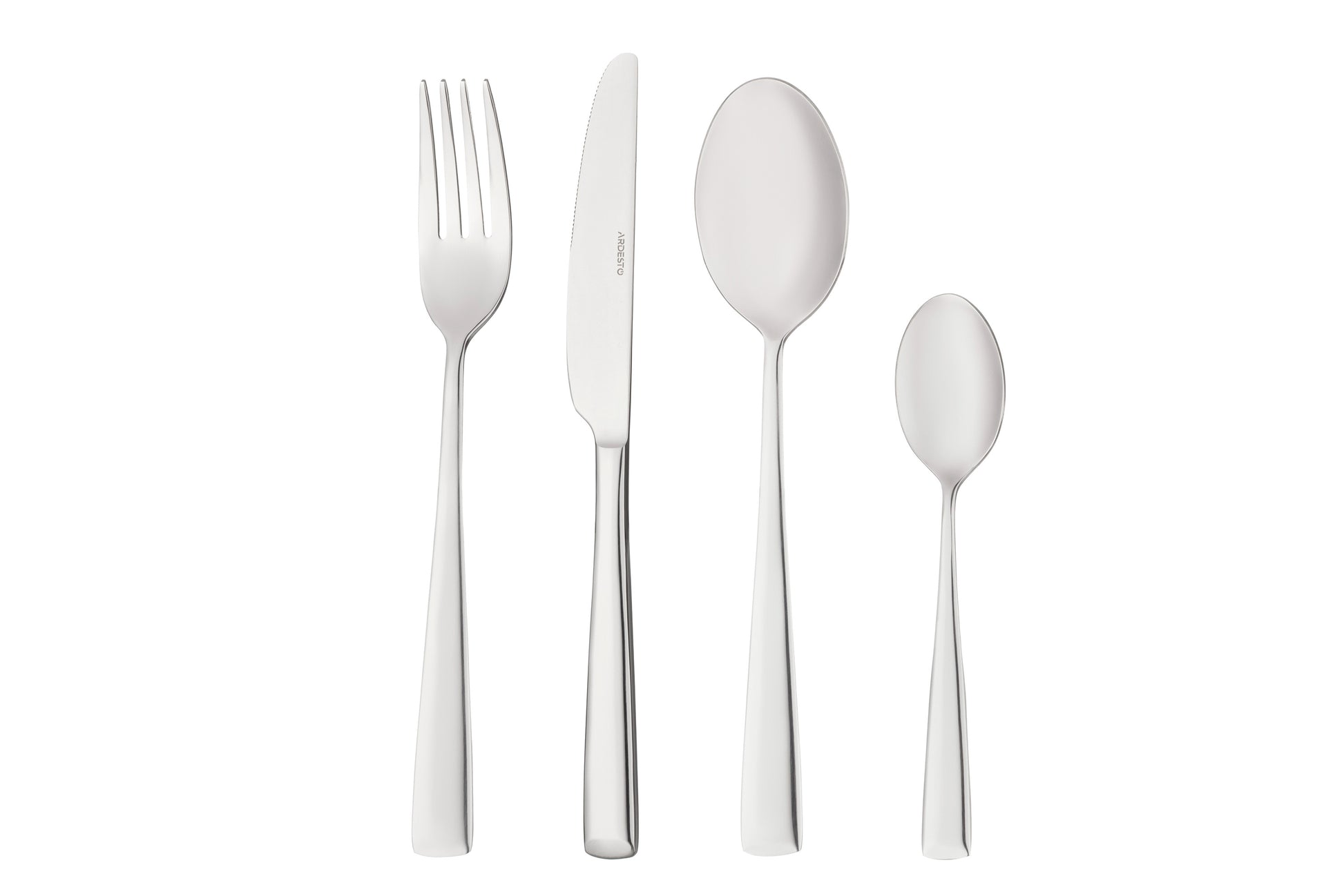 Ardesto Cutlery set Black Mars Tia, 24pcs, stainless steel
