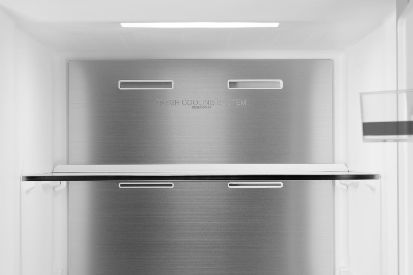 Ref ARDESTO with bottom freezer, 201.8x59.5x66, ref-256L, freez.-122L, 2doors, A+, NF, display ext, fresh zone, black