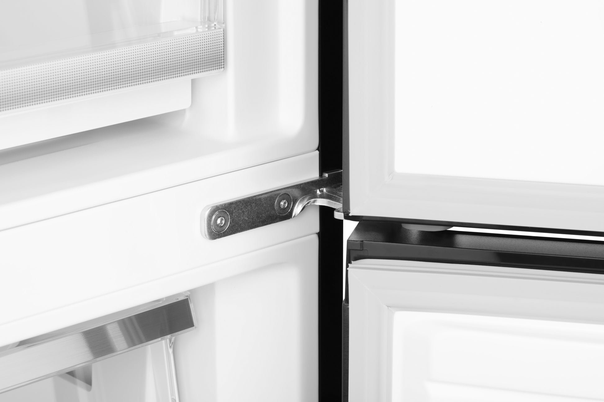 Ref ARDESTO with bottom freezer, 201.8x59.5x66, ref-256L, freez.-122L, 2doors, A+, NF, display ext, fresh zone, black