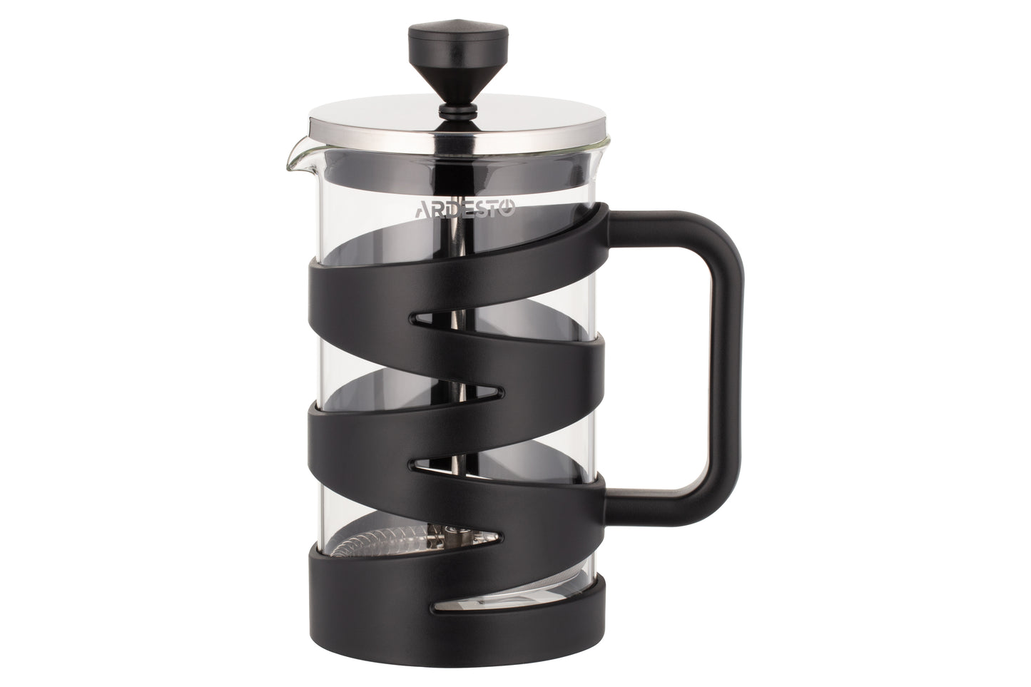 Ardesto French press Gemini, 600 ml, stainless steel, glass, plastic
