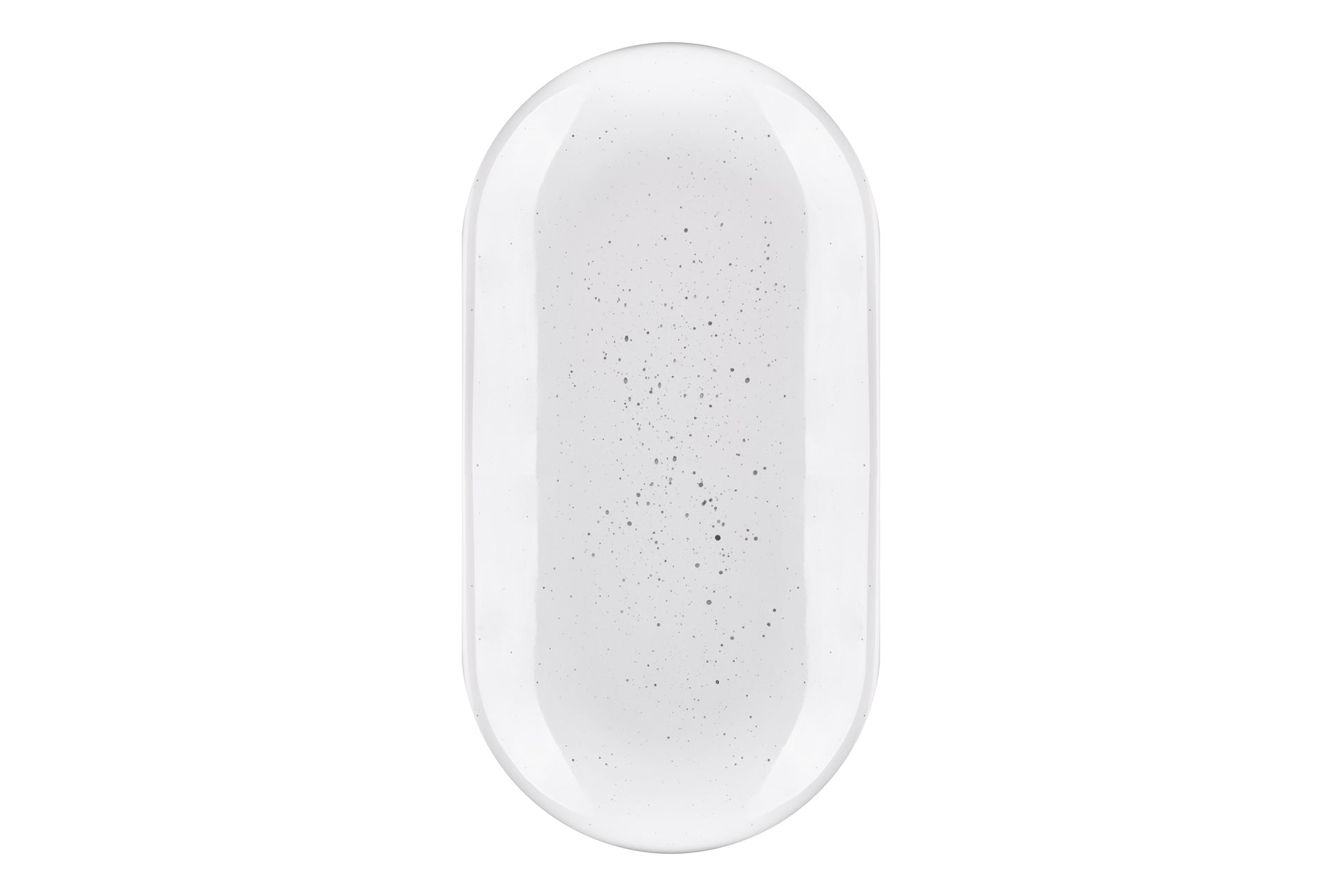 Ardesto Plate Bagheria Bright, 25х13cm, ceramics, oval, white