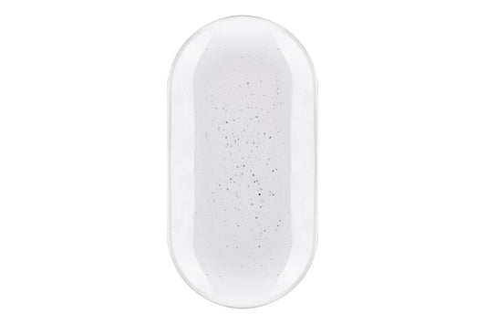 Ardesto Plate Bagheria Bright, 25х13cm, ceramics, oval, white