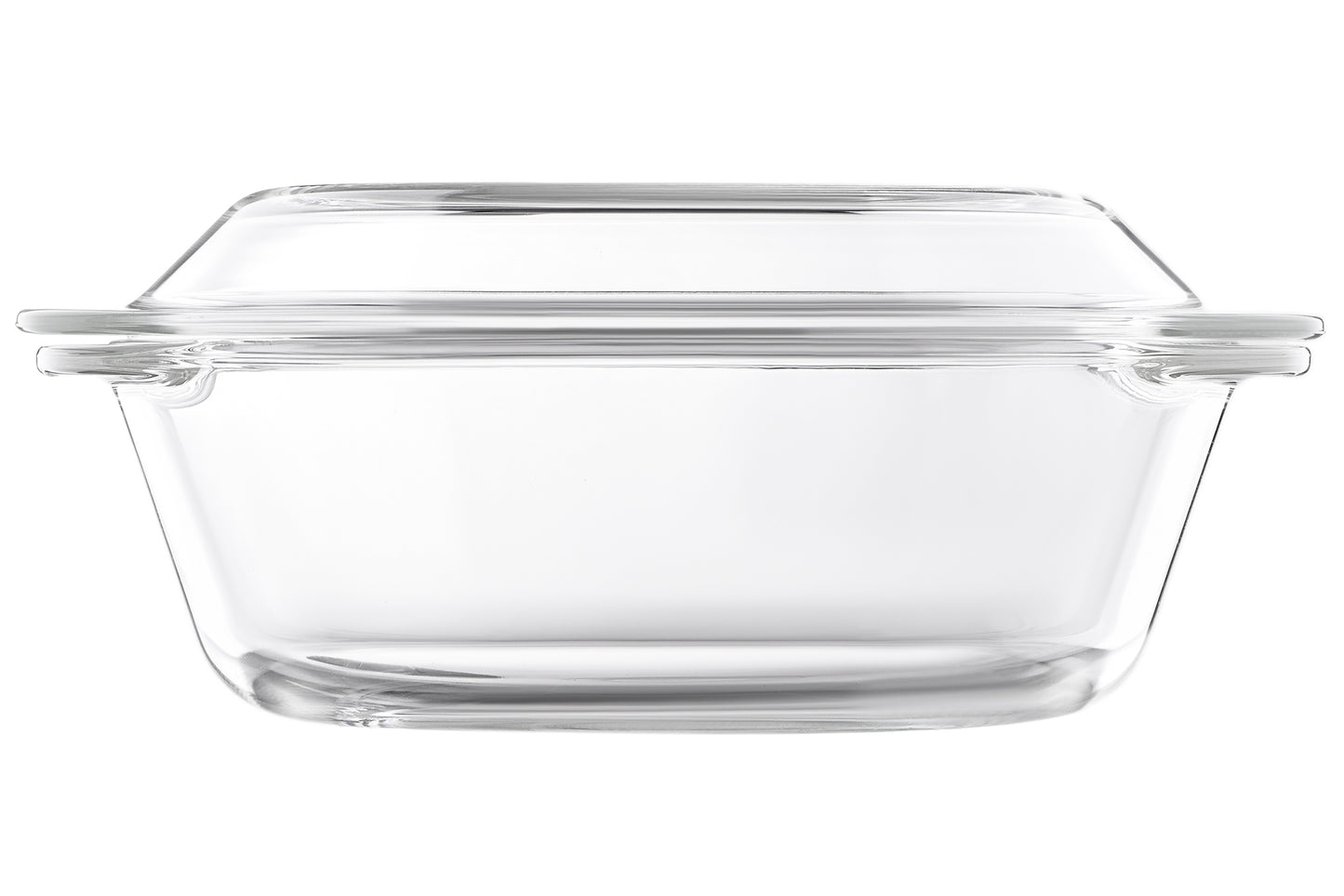 Ardesto Baking pan with lid  Black Mars, 20.6х20.6х9.9cm, borosilicate glass, round, transparent