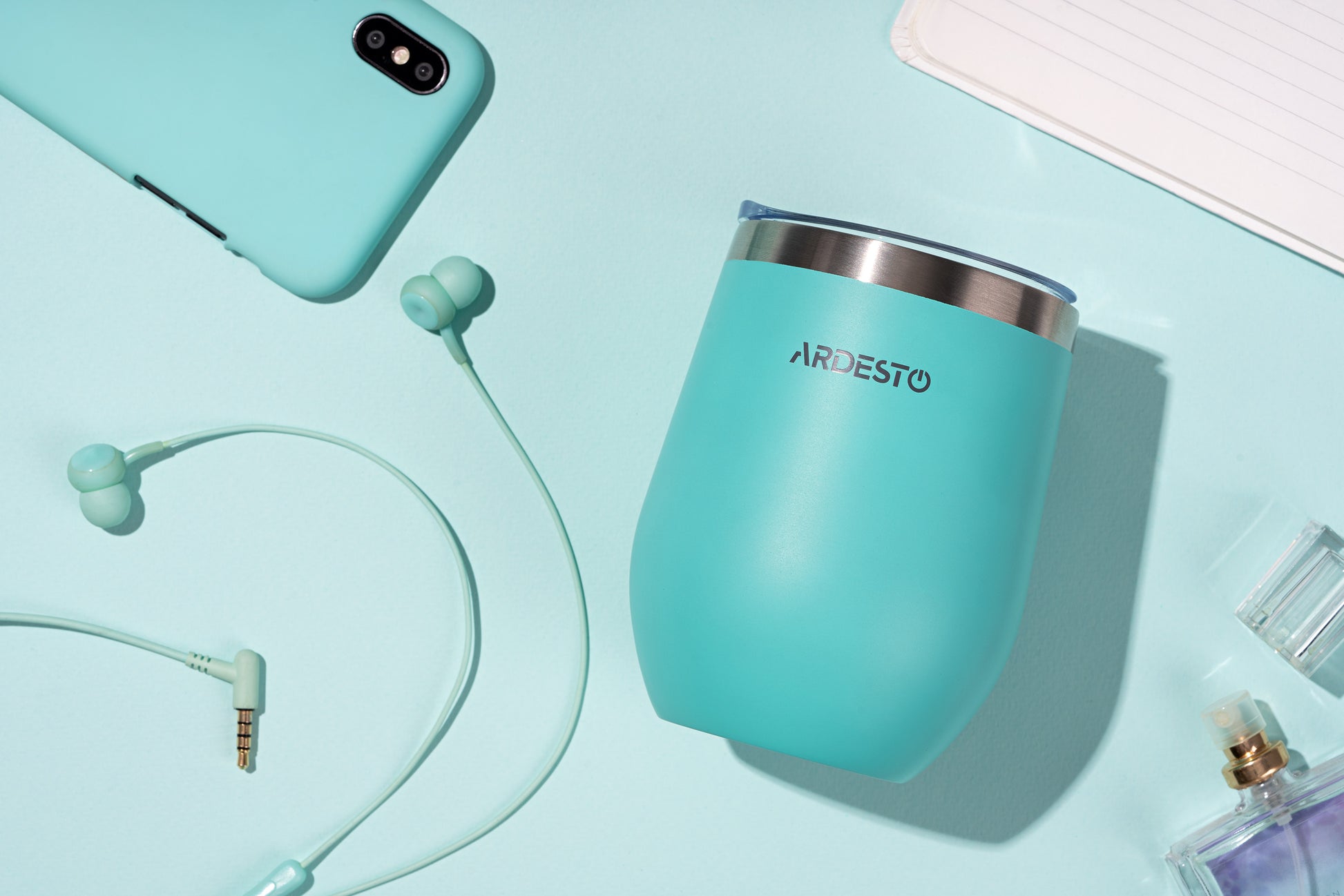 Ardesto Travel mug Compact mug, 350ml, stainless steel, blue