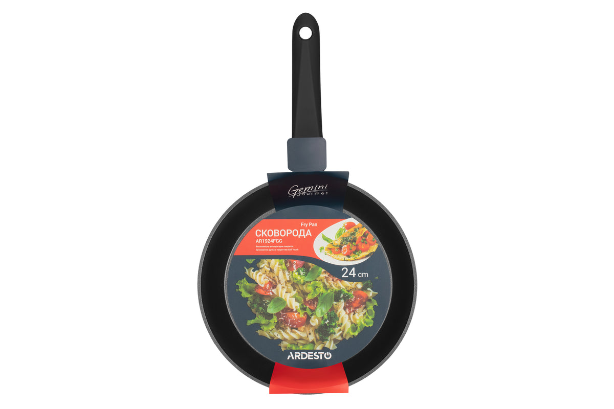 Ardesto Fry pan Gemini Gourmet Aosta, 24cm, aluminium, black