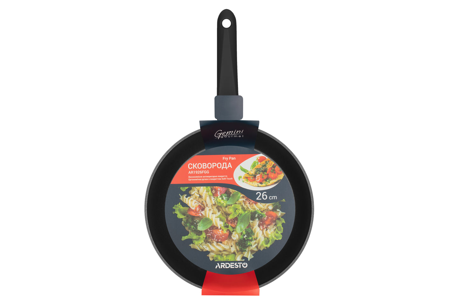 Ardesto Fry pan Gemini Foggia, 26cm, aluminium, black