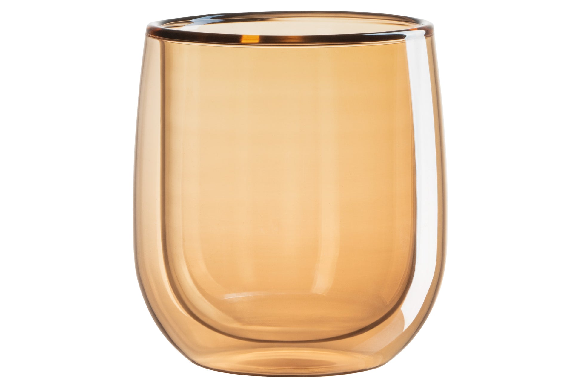 Ardesto Doublewall mug set, 250ml, 2pcs, borosilicate glass, transparent