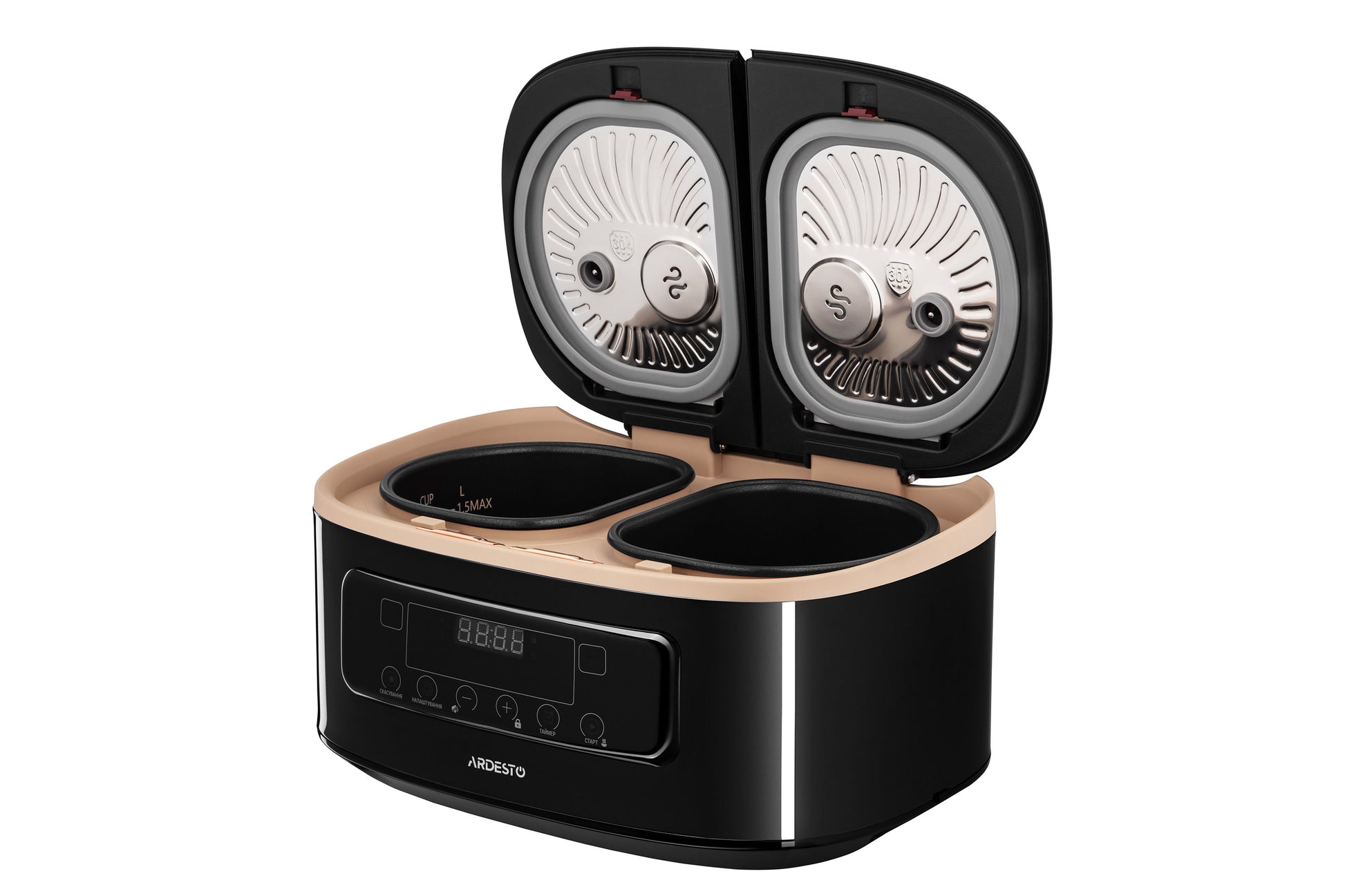Ardesto Multicooker DMC-SS1812B 2 pots/black
