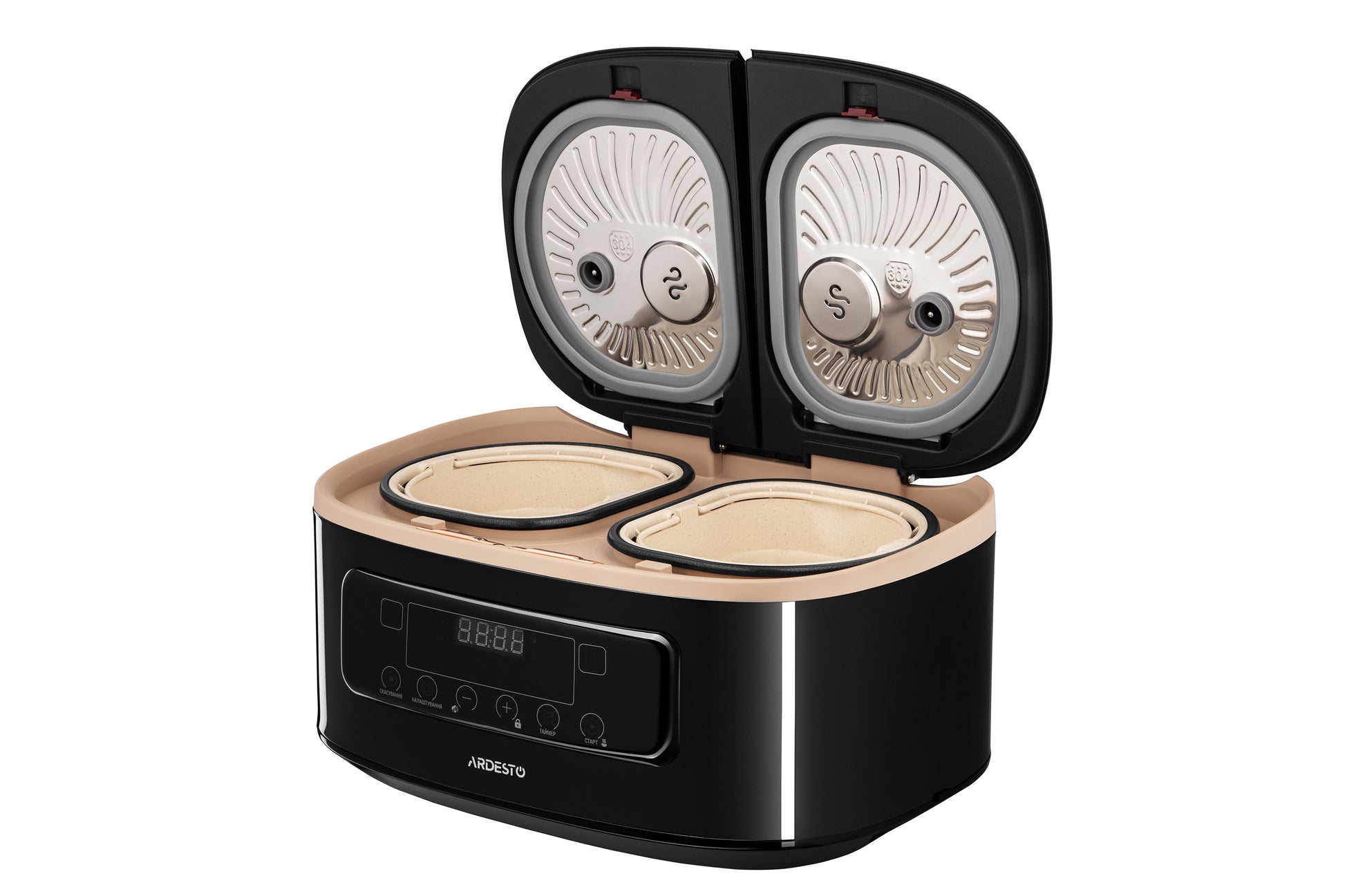 Ardesto Multicooker DMC-SS1812B 2 pots/black