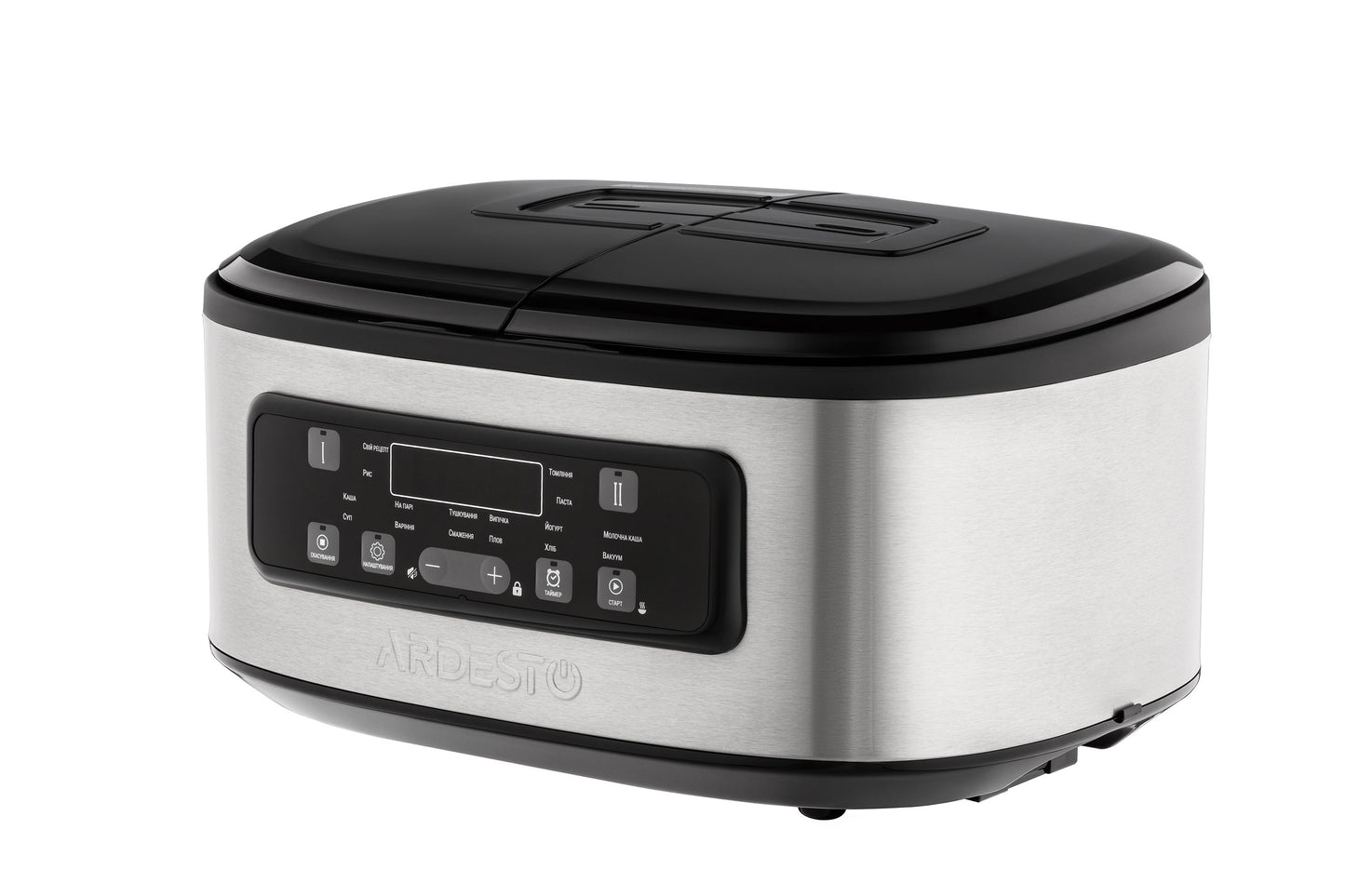 Ardesto Multicooker DMC-SA1212SB 2 pots/silver-black
