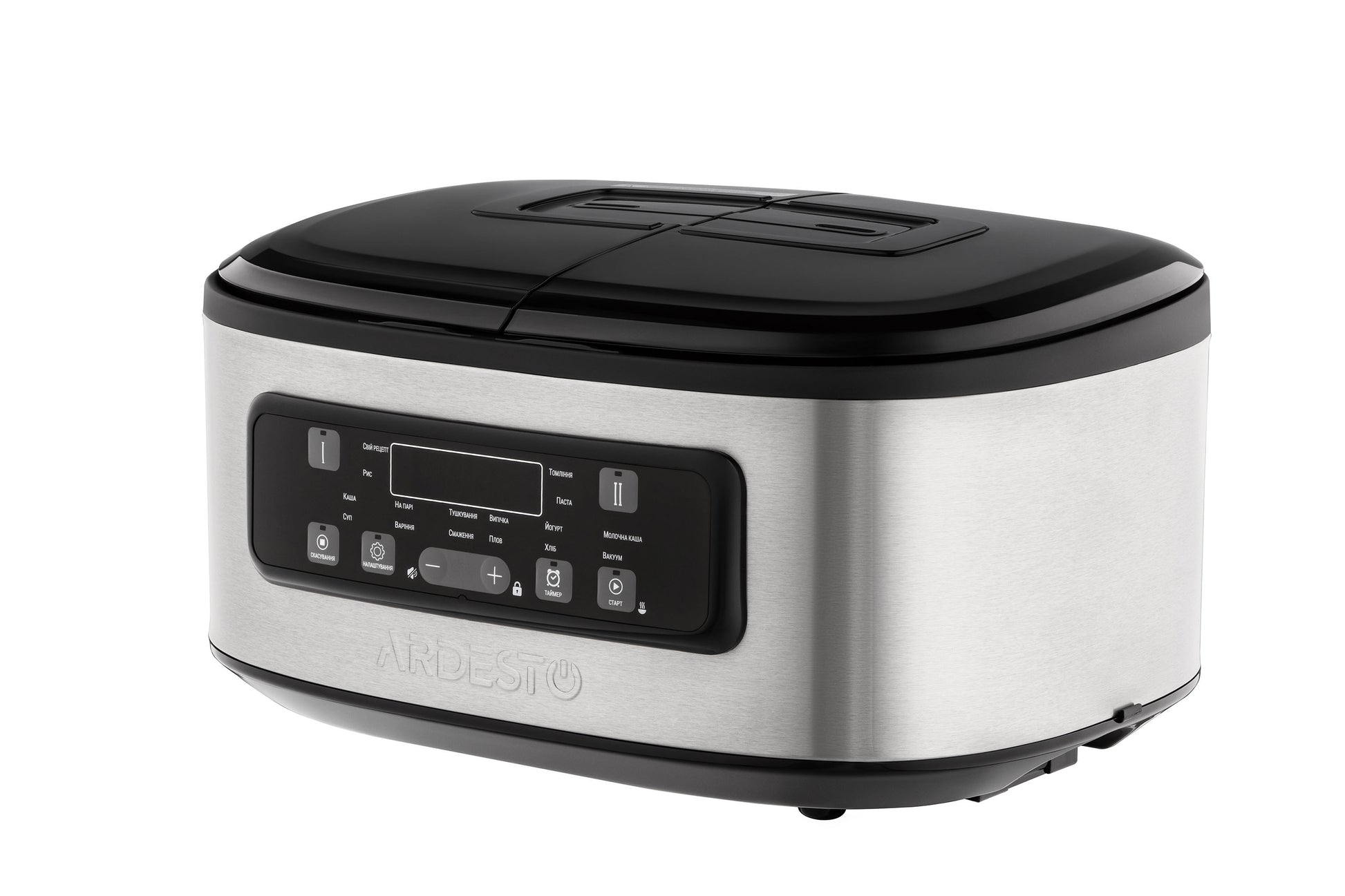Ardesto Multicooker DMC-SA1212SB 2 pots/silver-black