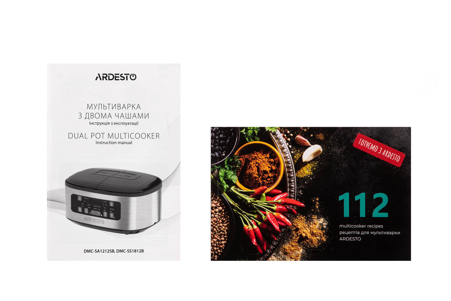Ardesto Multicooker DMC-SA1212SB 2 pots/silver-black