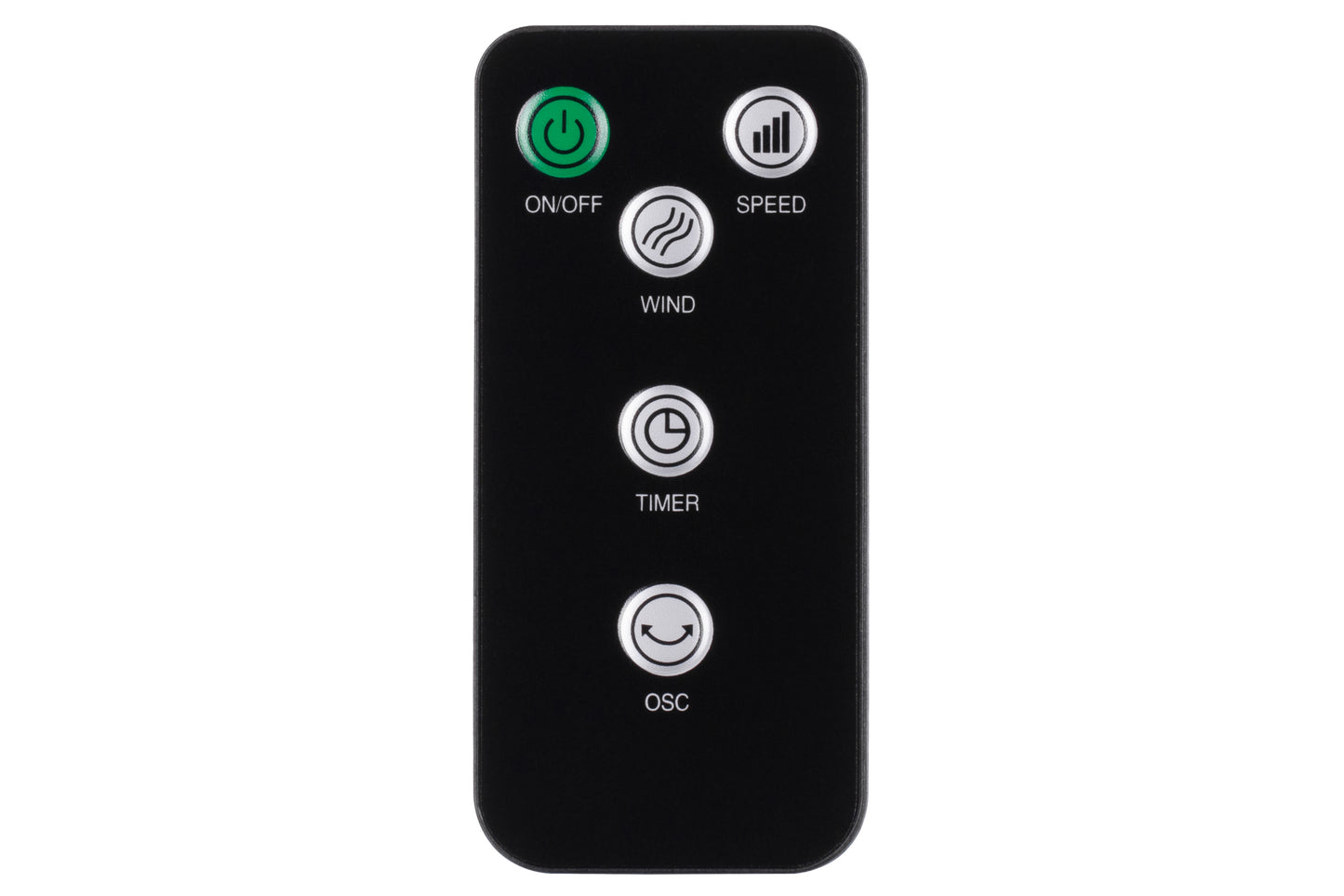 ARDESTO Floor fan, 50Вт, remote control, display, black and white
