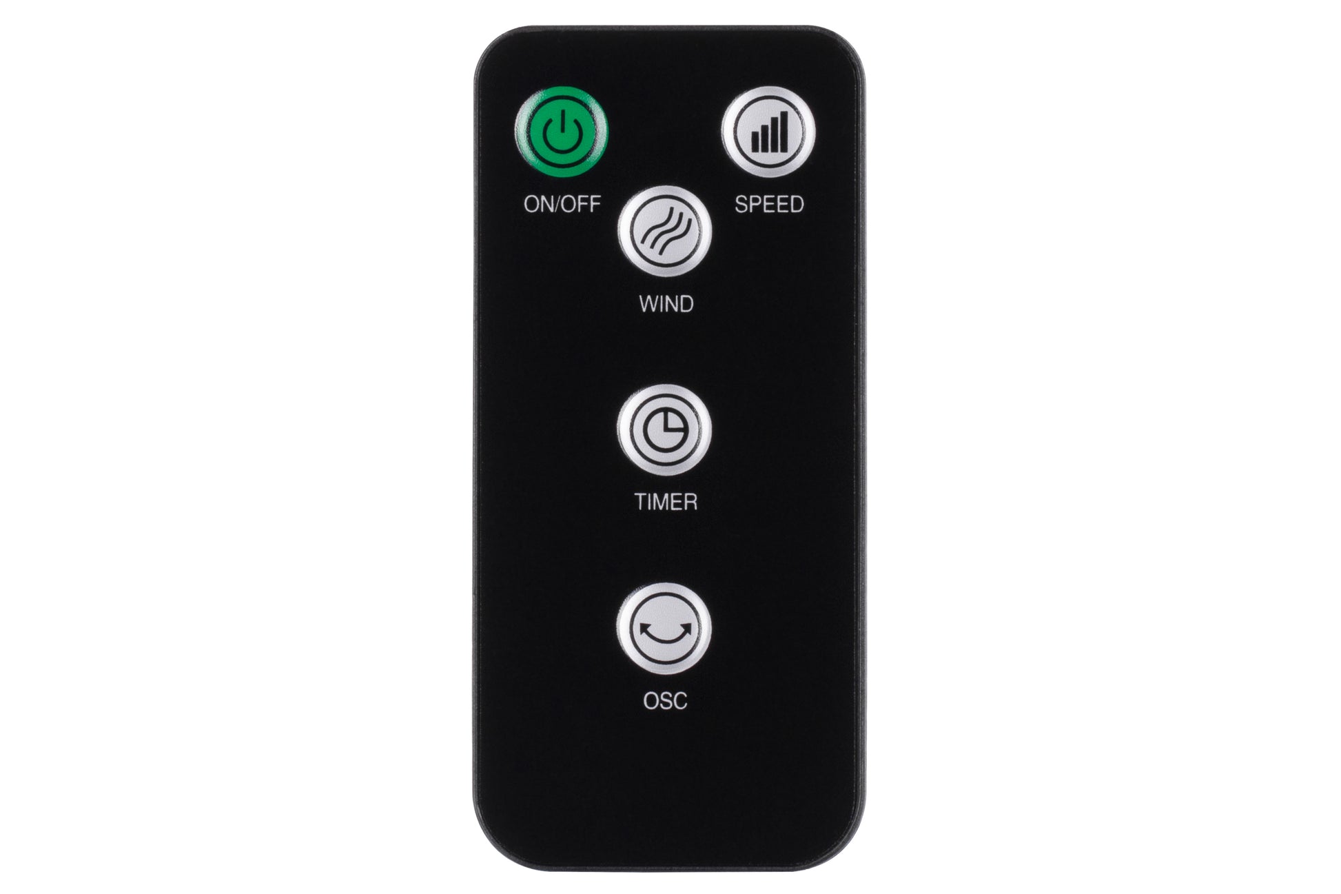 ARDESTO Floor fan, 50Вт, remote control, display, black and white