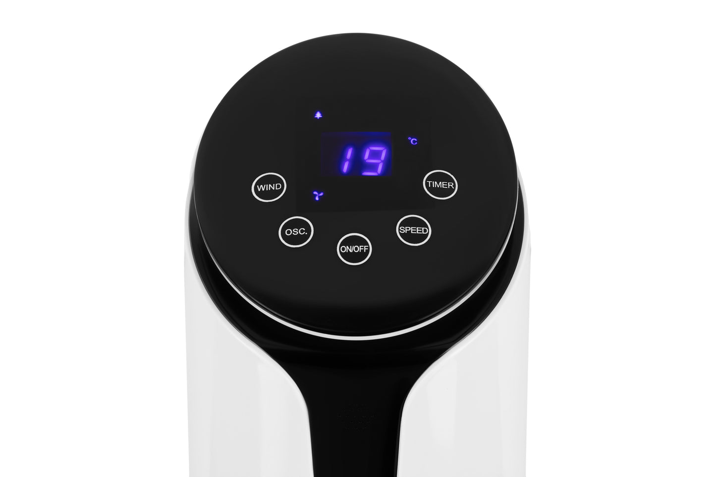 Column fan ARDESTO, 110см, 50Вт, remote control, display, black and white