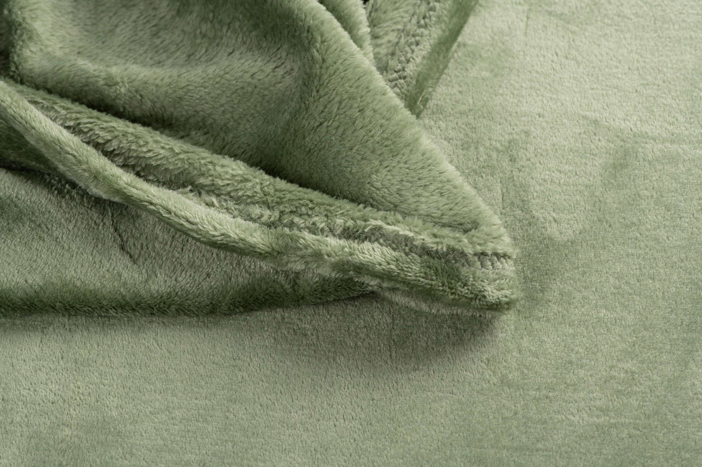 Ardesto Flannel blanket, 160x200cm, 100% polyester, green