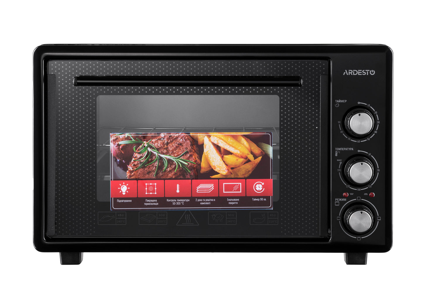 Ardesto Mini Electrical Oven MEO-S40GB black