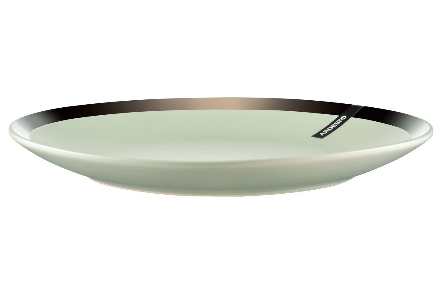 Ardesto Dinner plate Liguria Green bay, 26cm, ceramics, green