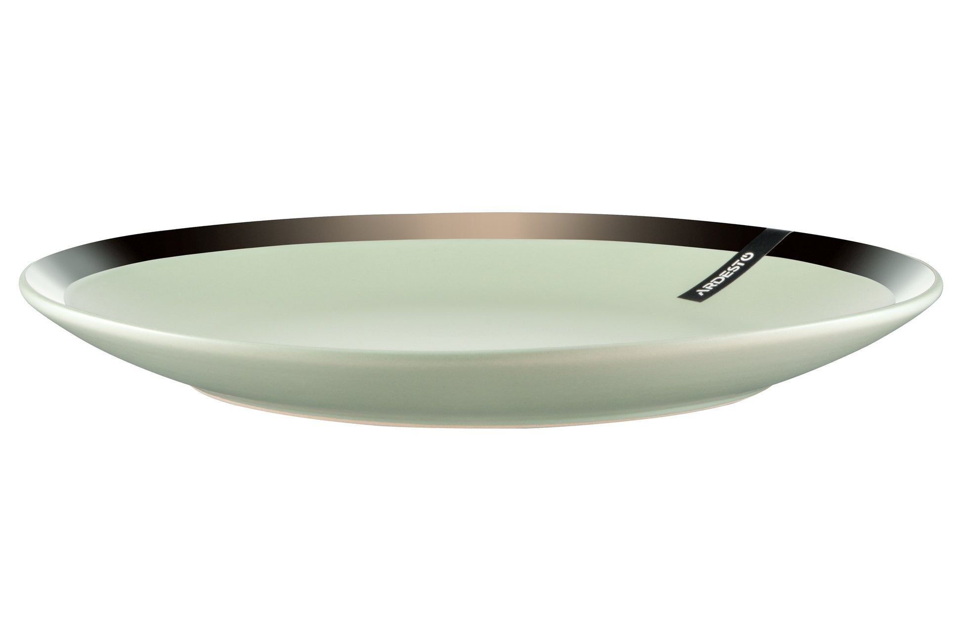Ardesto Dinner plate Liguria Green bay, 26cm, ceramics, green
